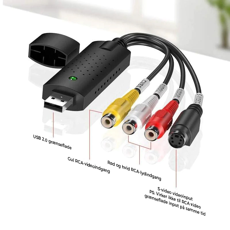 Digital Video Capture Adapter for Seamless Recording