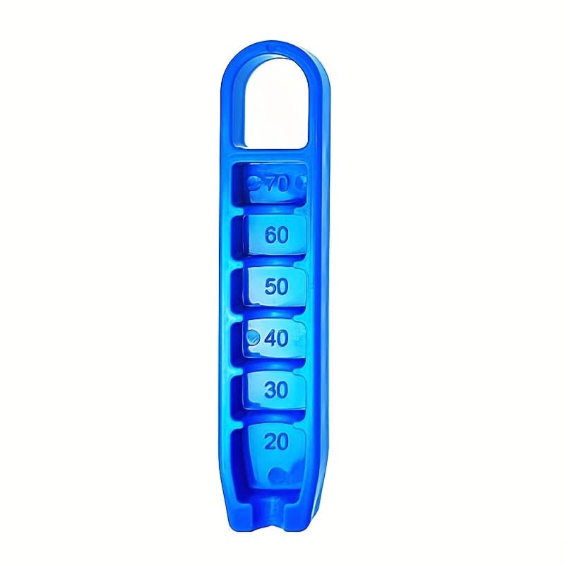 Golf Tee Depth Adjustment Tool – Adjustable Design – Blue