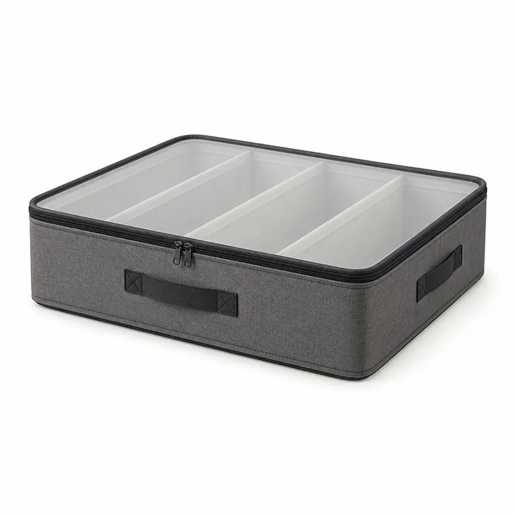 Versatile Stackable Storage Container with Clear Lid – White