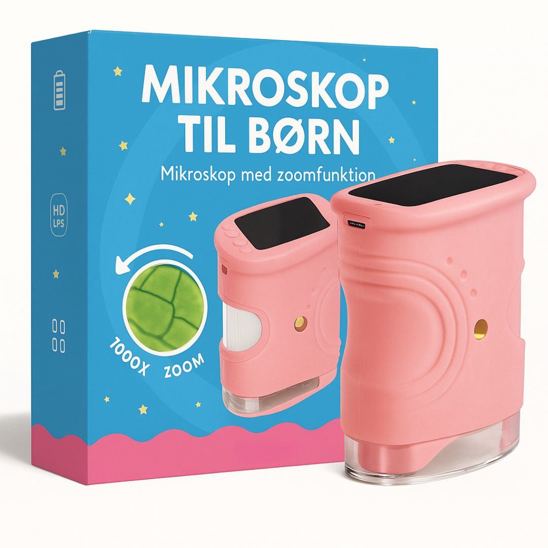 Pocket-Sized Digital Microscope for Young Explorers – Light Pink