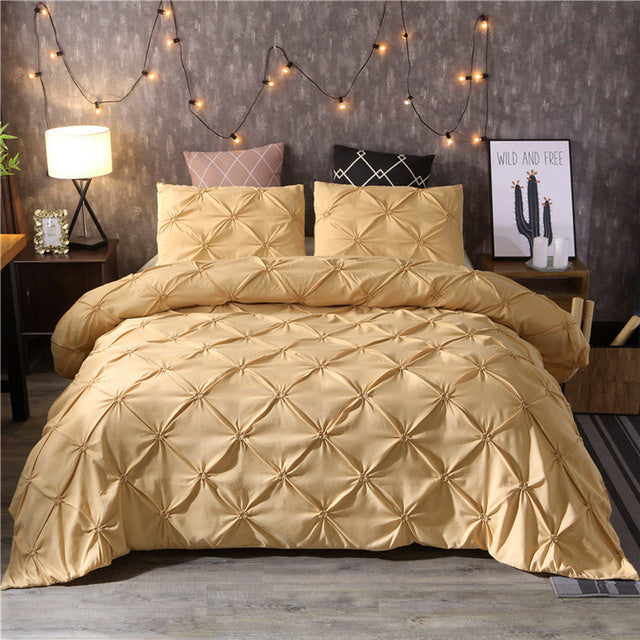 Luxury Duvet Cover Set in Microfiber – Soft, Durable, Wrinkle-Resistant – Yellow
