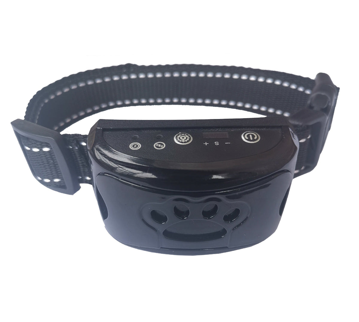 Gentle Bark Control Collar for Peaceful Pets – Black