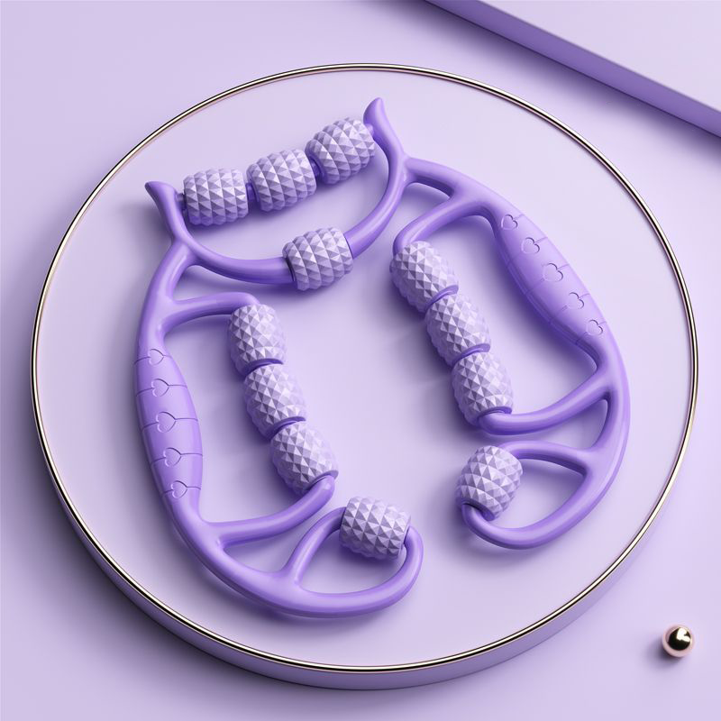Revitalizing 12-Point Leg Compression Massage System – Purple
