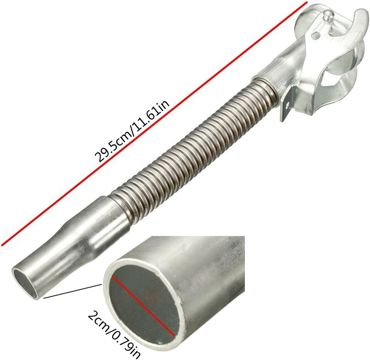 Stainless Steel Fuel Transfer Hose for Effortless Refueling