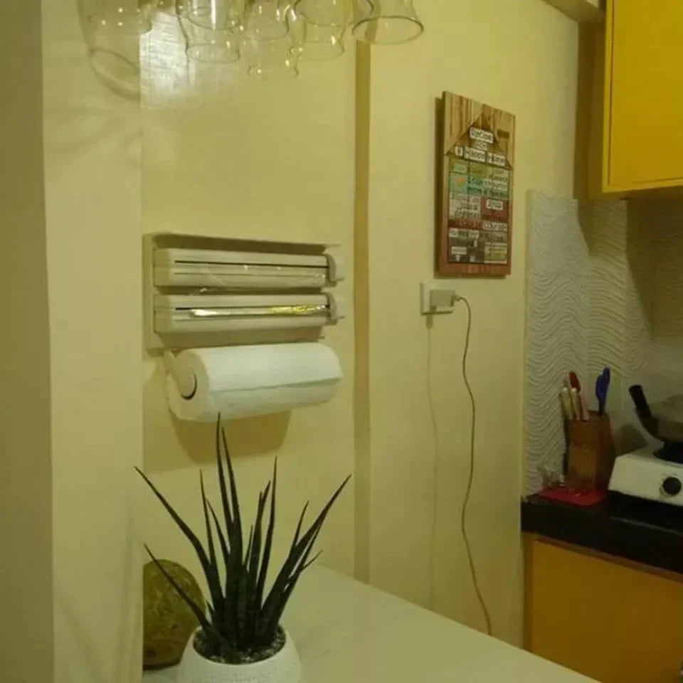 Versatile 3-in-1 Kitchen Paper Holder and Dispenser