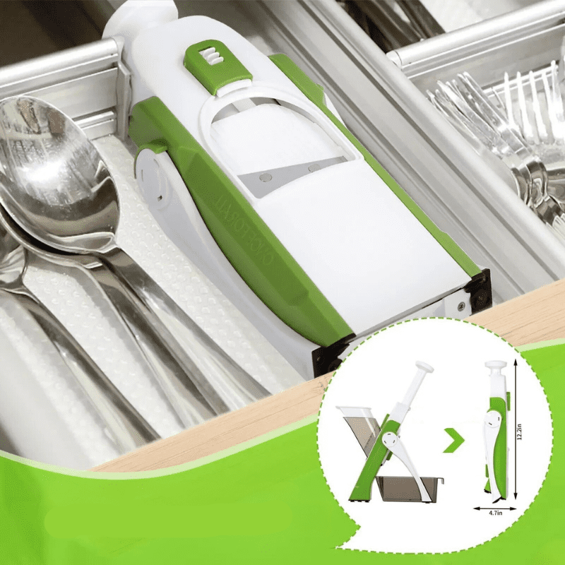 Multi-Functional Slicer with Stainless Steel Blades for Fast, Accurate Cuts