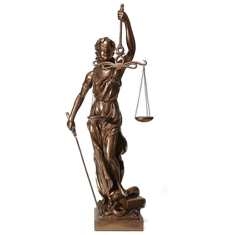 Justice Goddess Decorative Statue