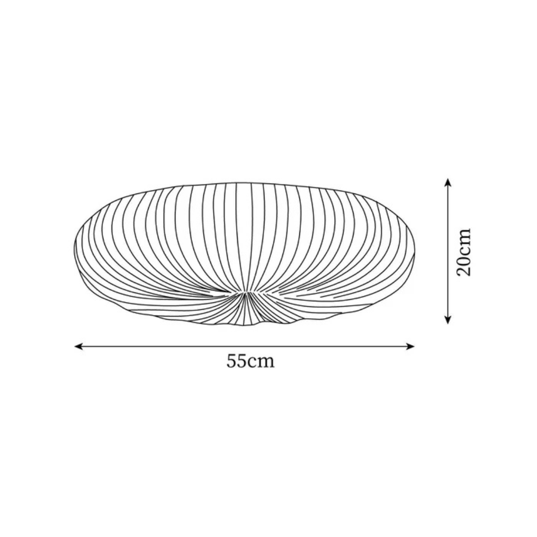 Dimmable LED Round Ceiling Light Fixture for Modern Bedrooms
