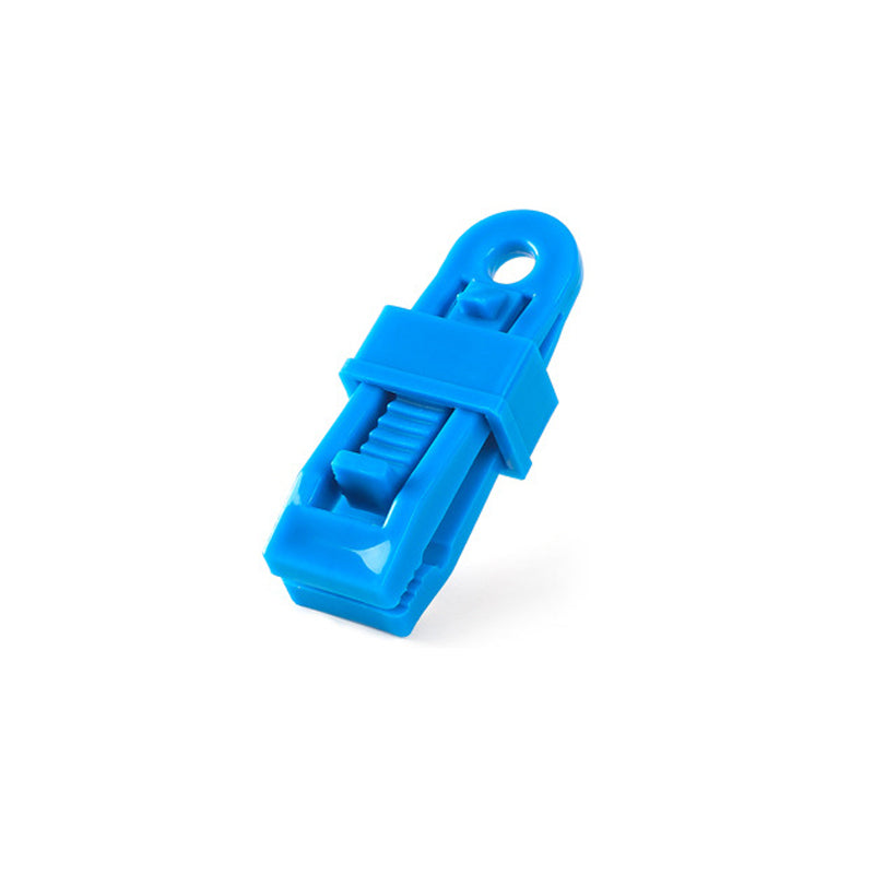 Heavy-Duty Adjustable Tarp Clips for Secure Outdoor Use – Blue