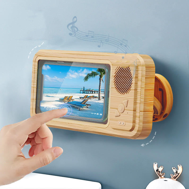 Waterproof Speaker for Phones – Bathroom Box Design – WHITE