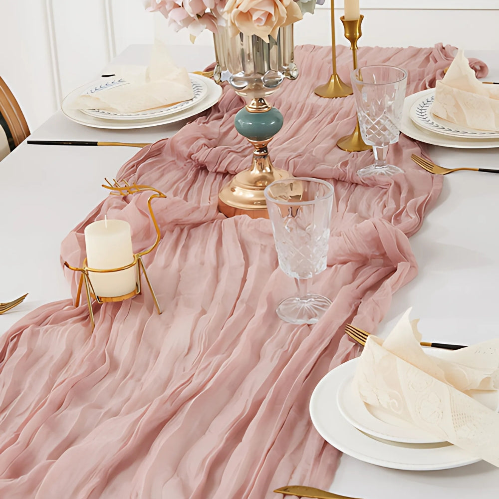 Rustic Charm Table Runner Set – Rosewood Charm