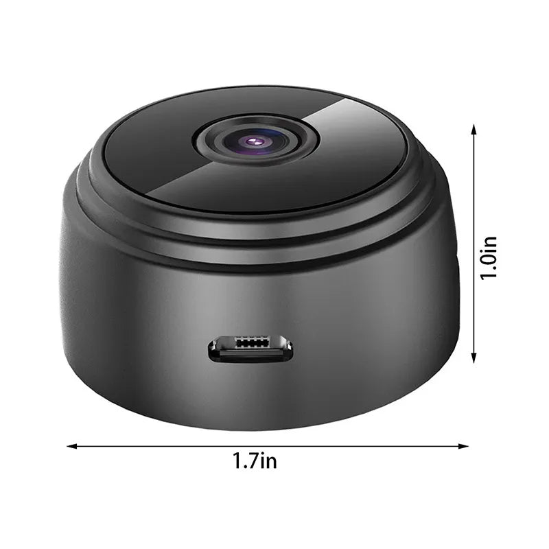 Compact HD Security Camera with Night Vision
