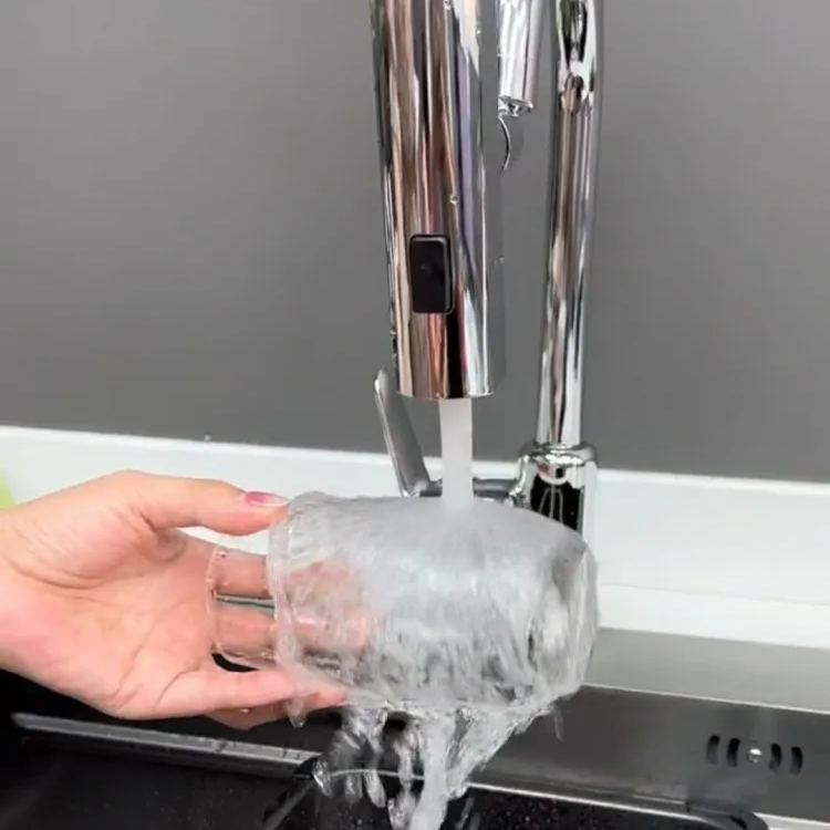 Elegant Pull-Down Kitchen Faucet with Versatile Spray Options