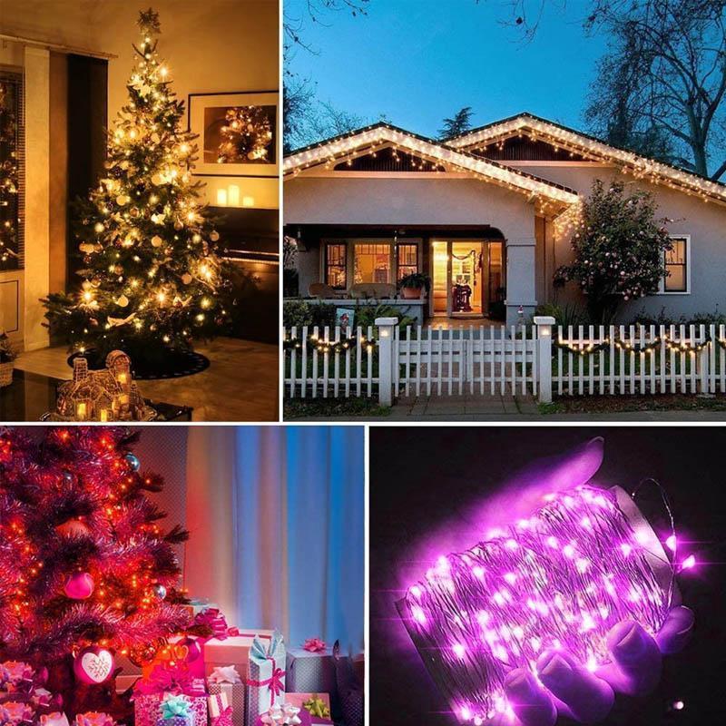 Smart Christmas LED String Lights with App Control