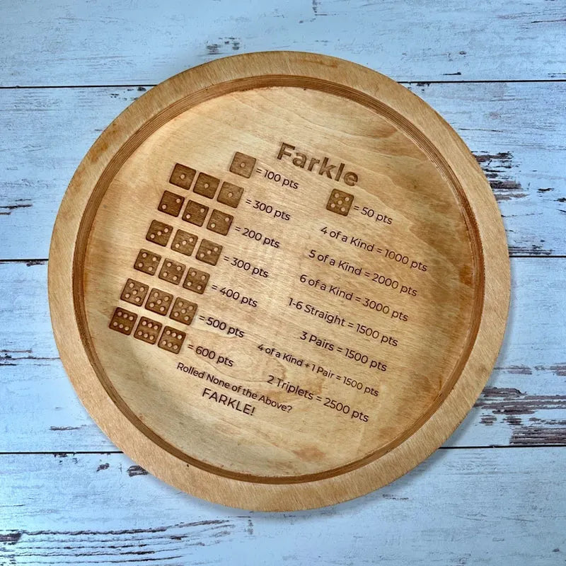 Farkle Dice Organizer Tray