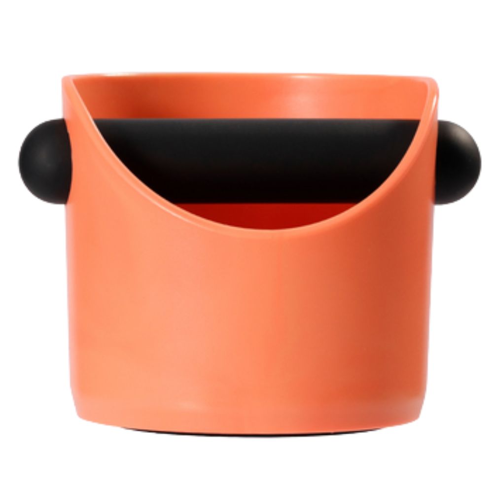 Effortless Coffee Grounds Disposal Container – Coral Orange