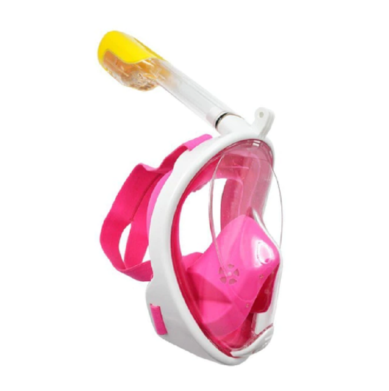 Full Face Snorkeling Mask for Swimming in the Sea – PINK