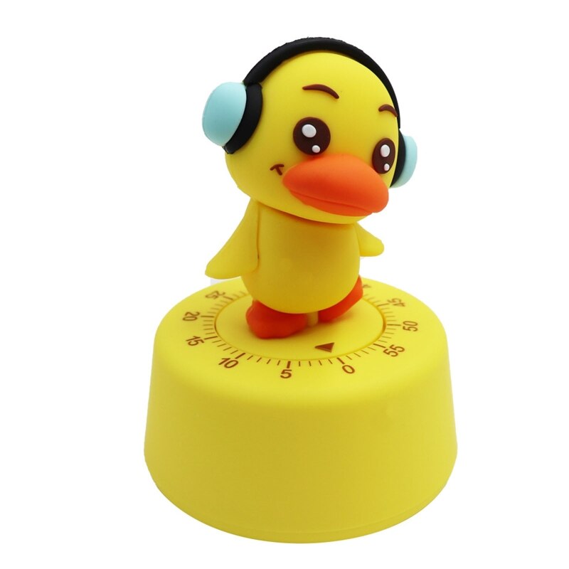 Mechanical Kitchen Timer with Fun Animal Designs – Duck