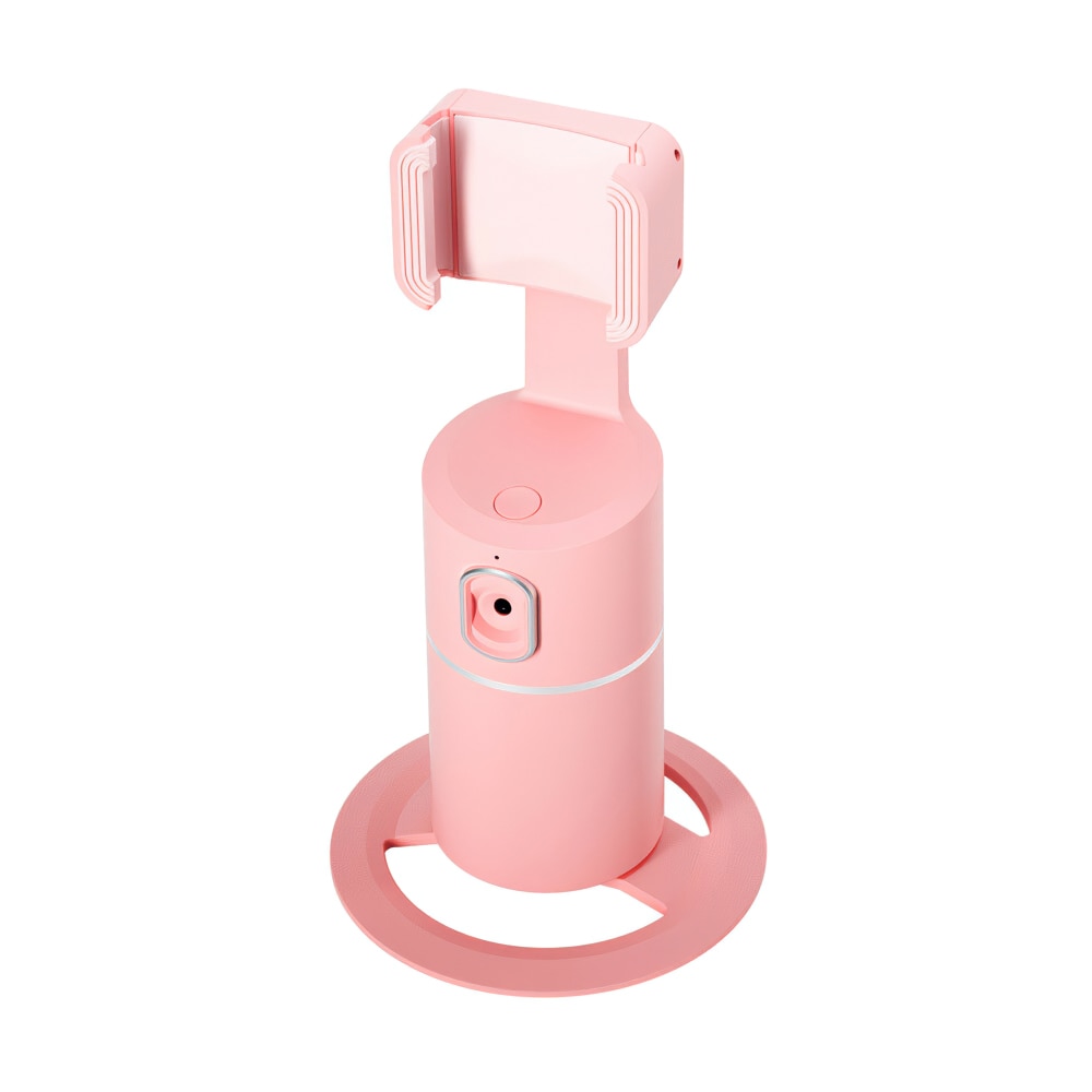 Smart 360° Face-Tracking Mobile Tripod – Light Pink