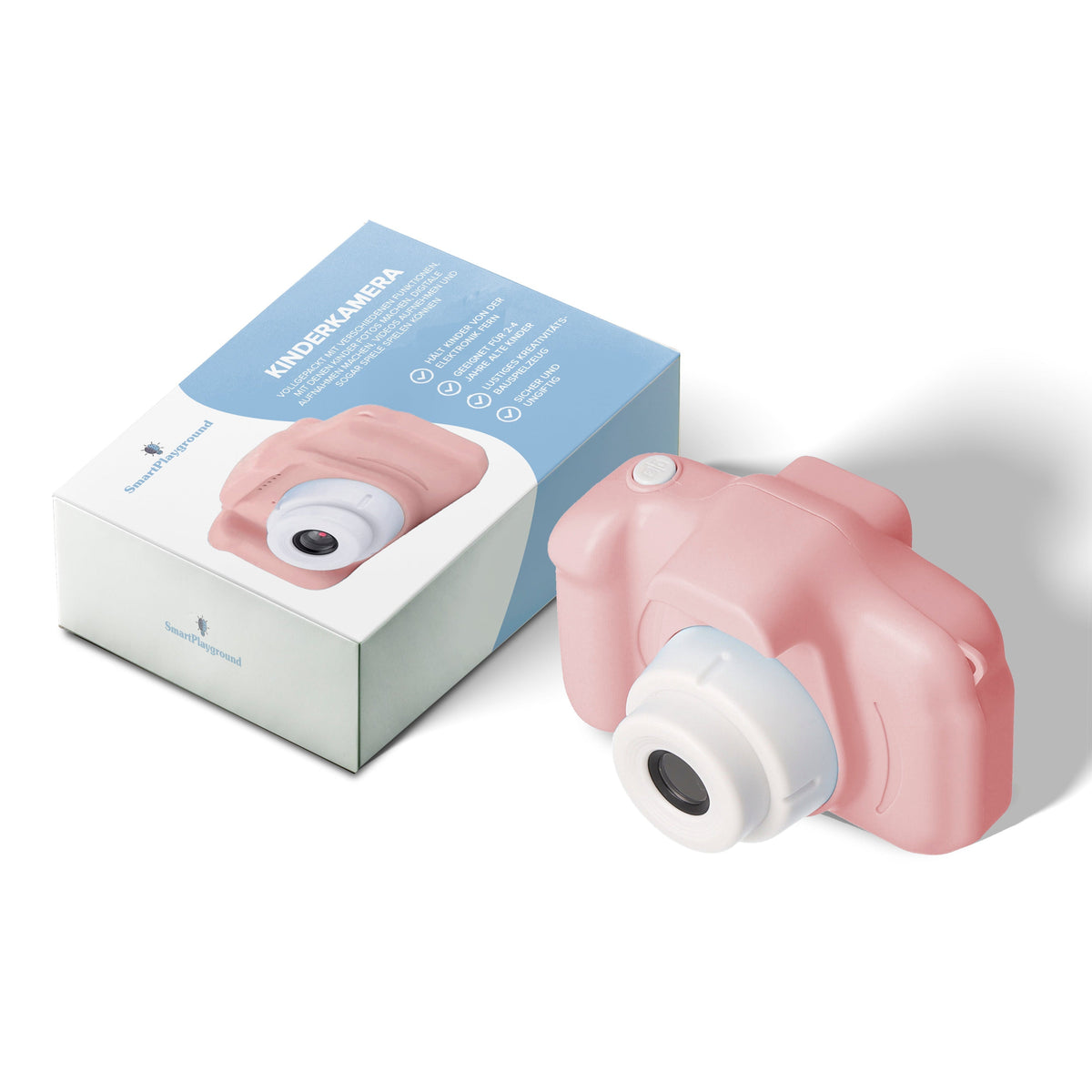 Kids' Camera for Learning and Fun – Light Pink