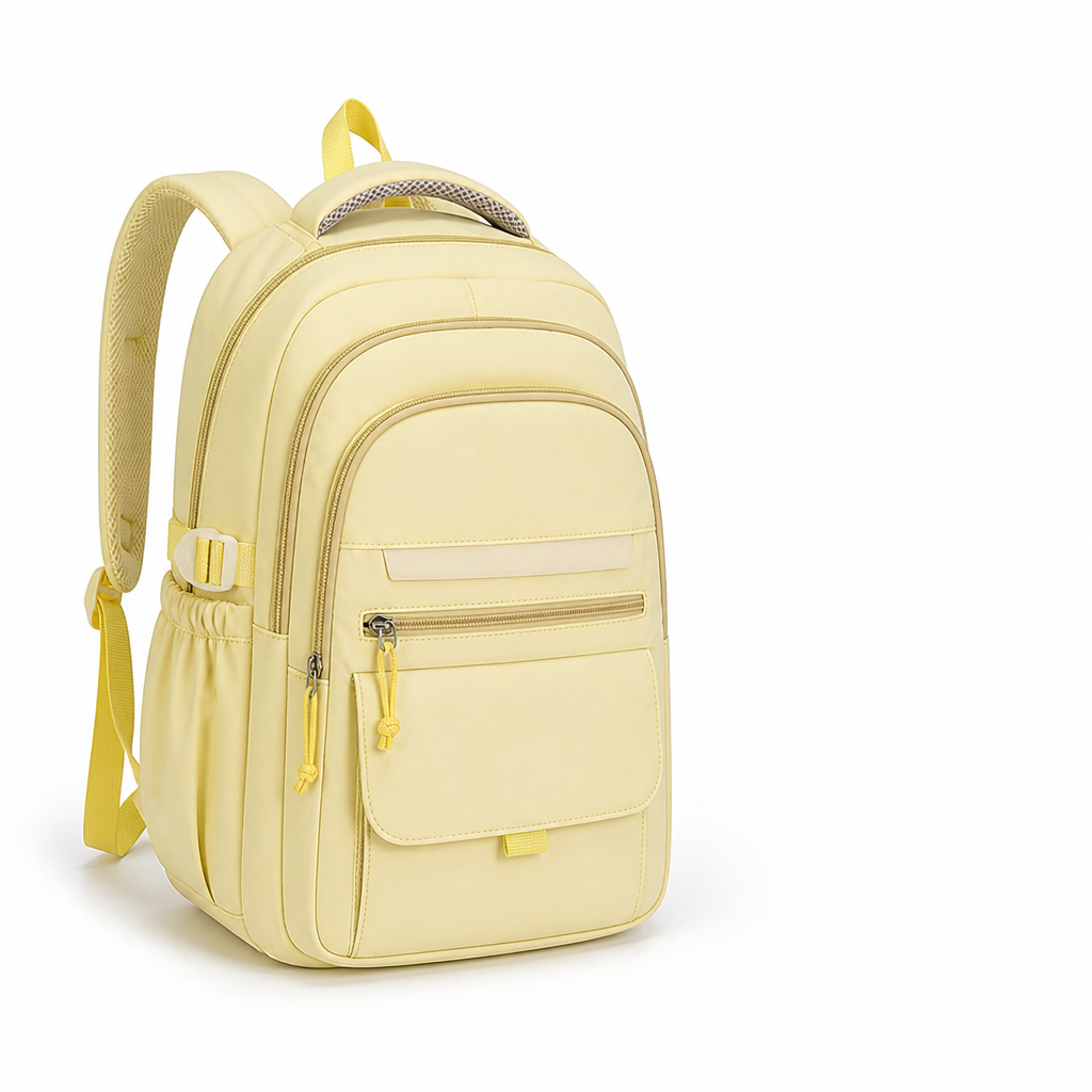 Versatile Waterproof Backpack with Tech Storage – Yellow