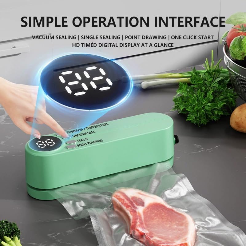 Cordless Food Vacuum Sealer with USB-C