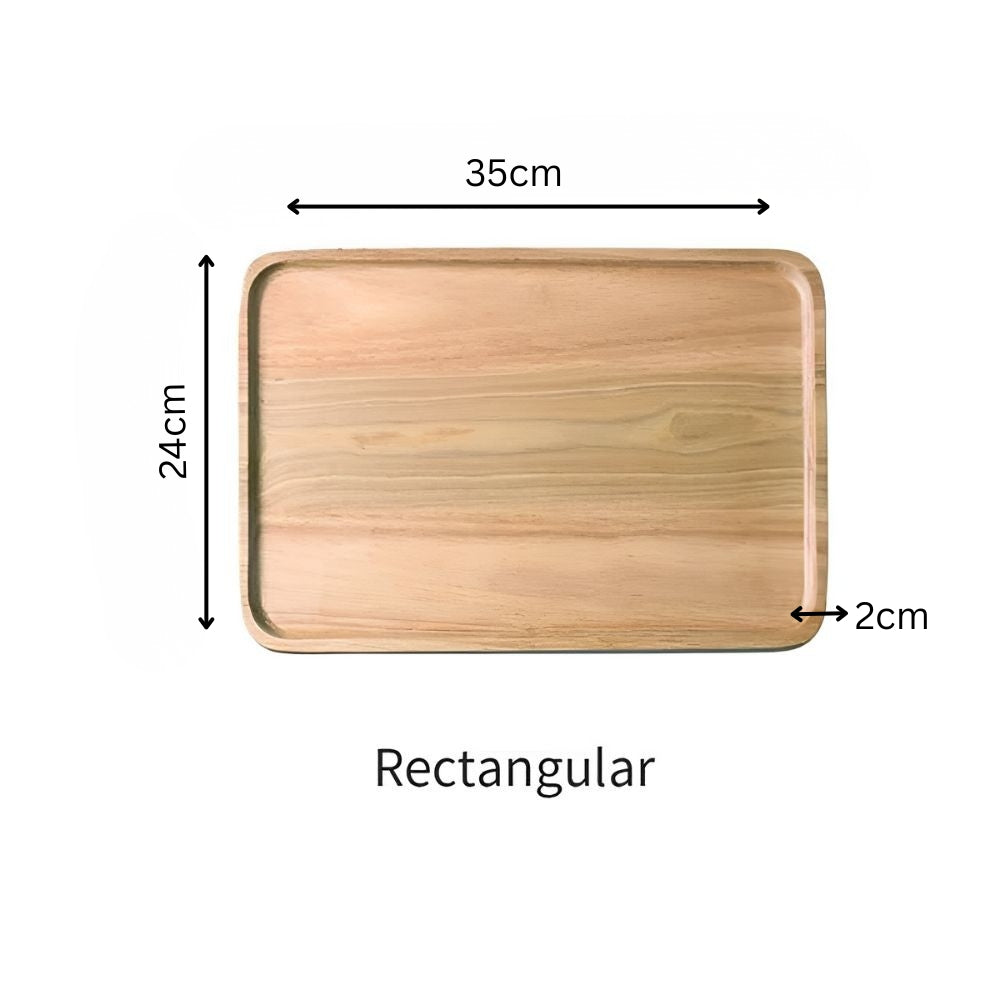 Elegant Eco-Friendly Bamboo Serving Tray Collection