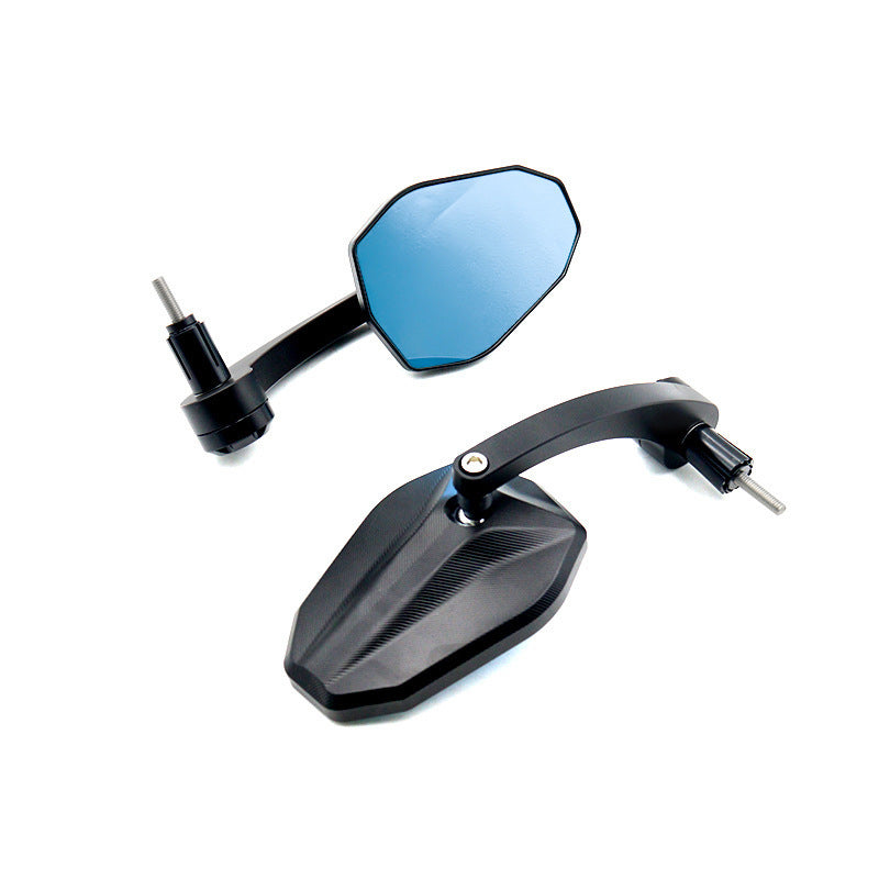 Motorcycle Mirrors for Racing - Adjustable Design – Black