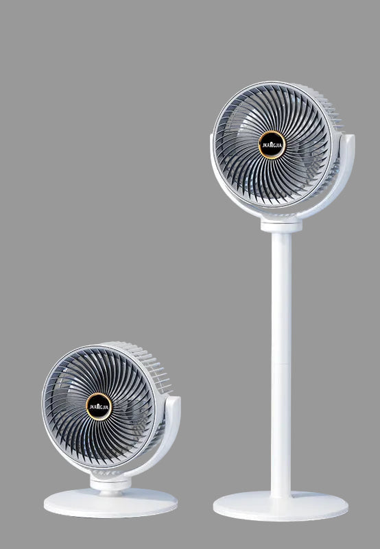 Height Adjustable Cooling Fan – White Gray