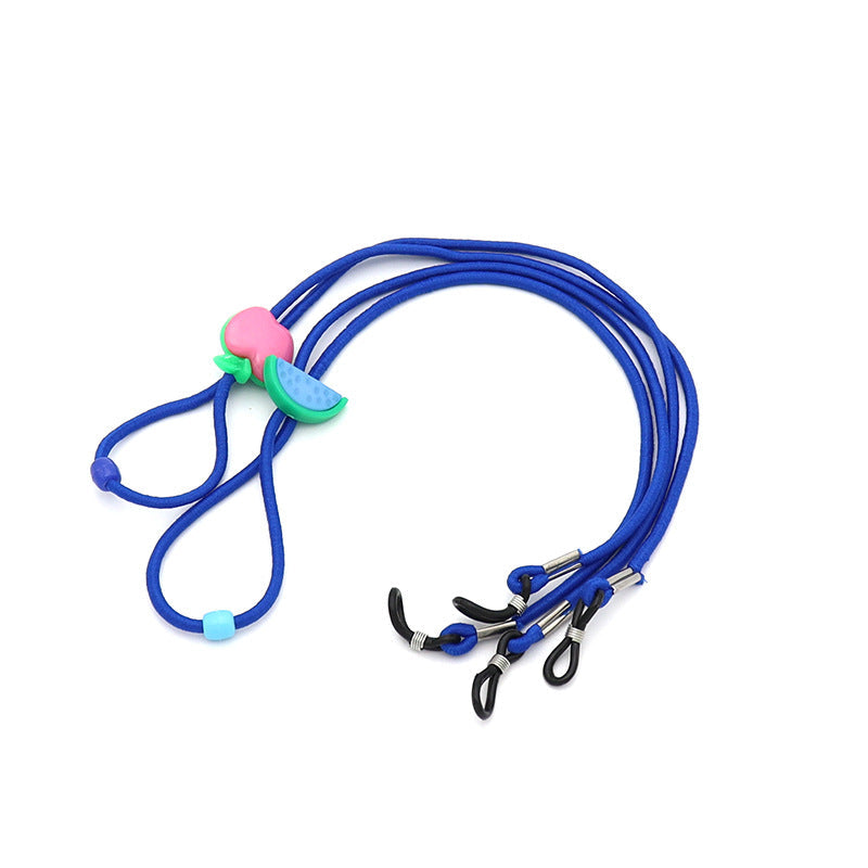 Eyewear Lanyard with Adjustable Retainer – Royal Blue
