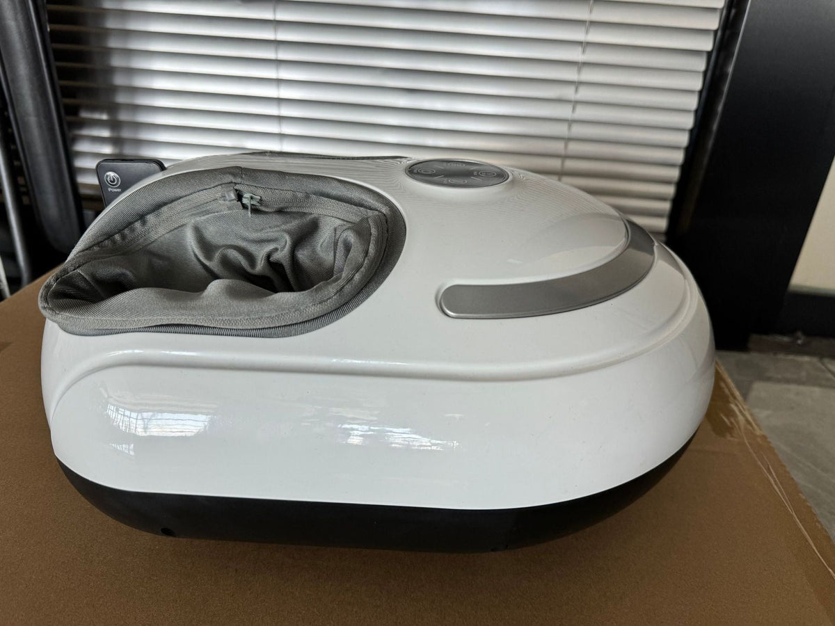 Foot Massage Device for Relaxation and Comfort – White