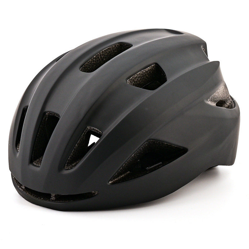 Streamlined Cycling Helmet for Road Use – Matte Black
