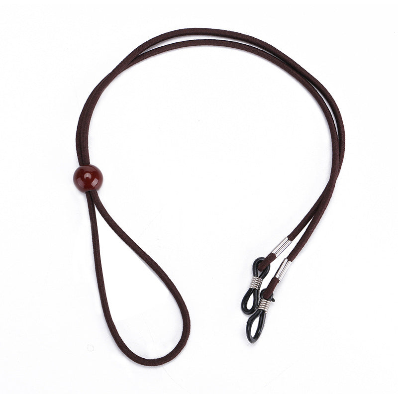 Eyewear Retention Cord with Adjustable Design – Coffee