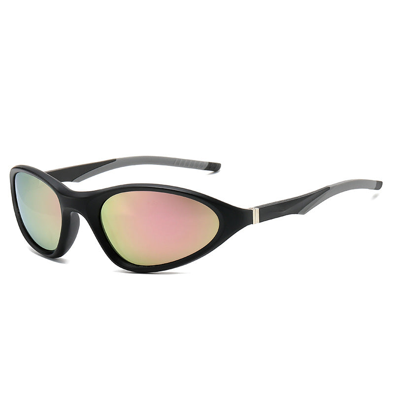 Streamlined Eye Protection Sunglasses – Black Pink