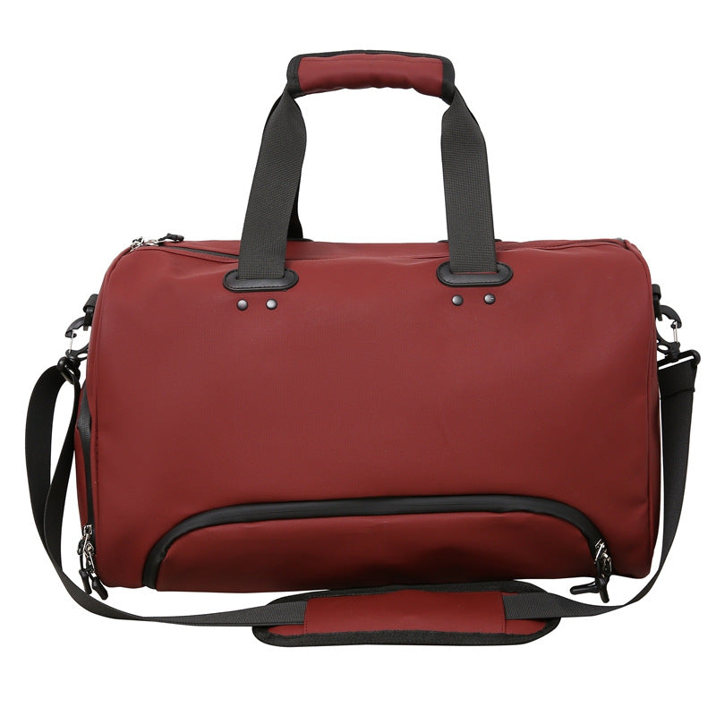 Versatile All-Season Sports Duffle Bag – Red