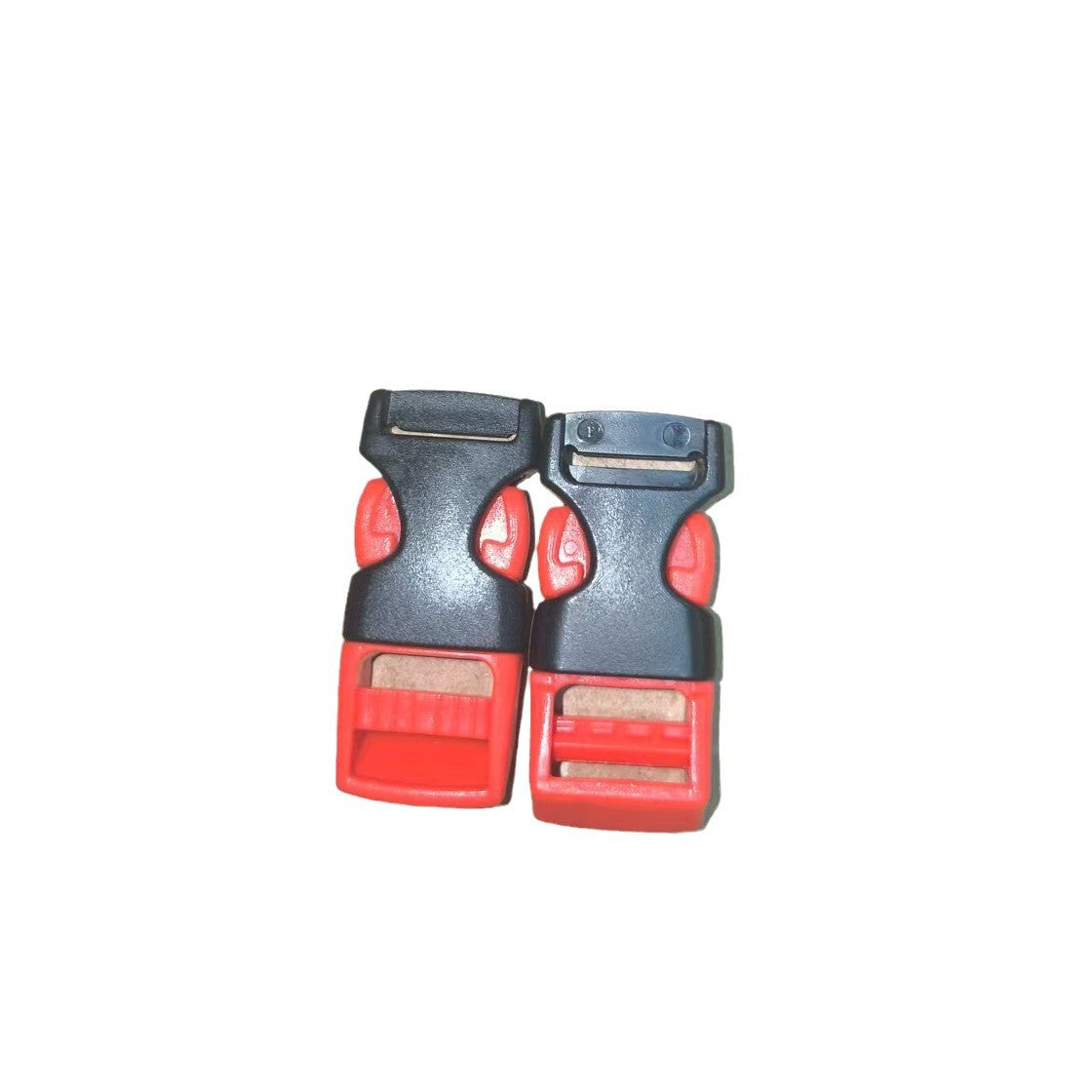 Safety Buckle with Adjustable Features – Black Red