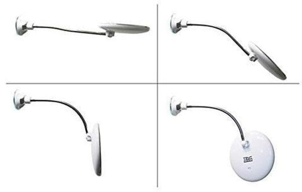 10X Magnifying LED Mirror with Suction Mount