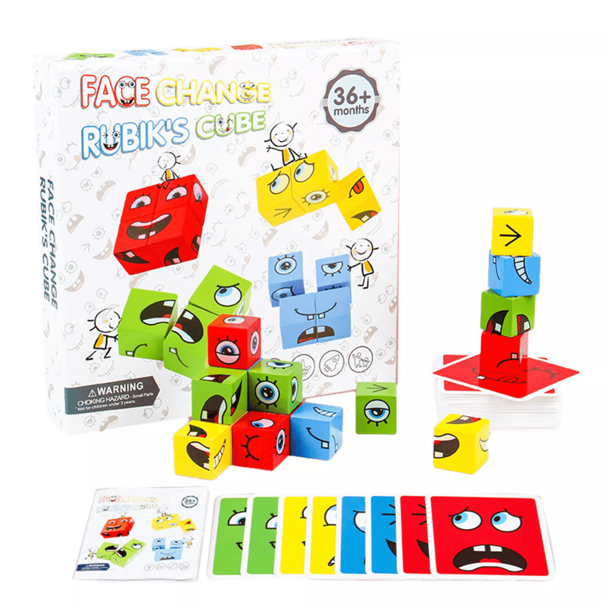 EmotiBlocks™ Interactive Expression Puzzle Set