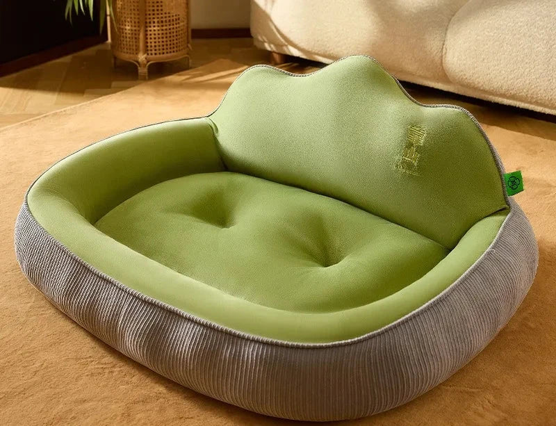Soft Cat Cushion for Comfort – Gray