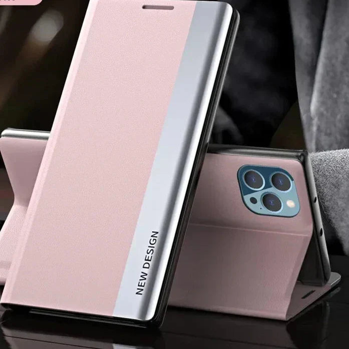 Protective Flip Cover for iPhone - Stylish Case – Pink