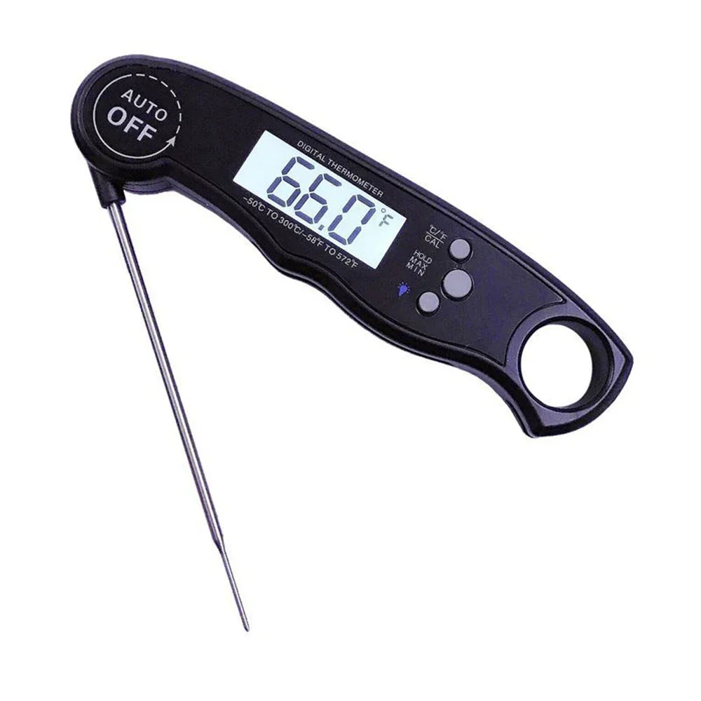 Electronic Cooking Thermometer for Baking – Black