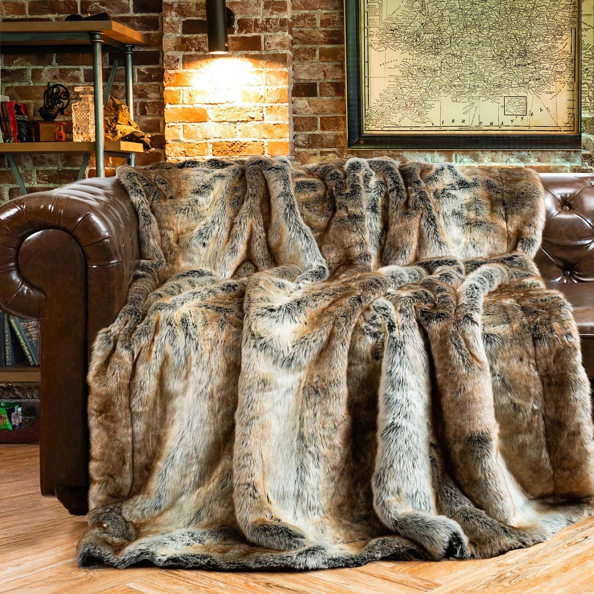 Cozy and Warm Faux Fur Blanket