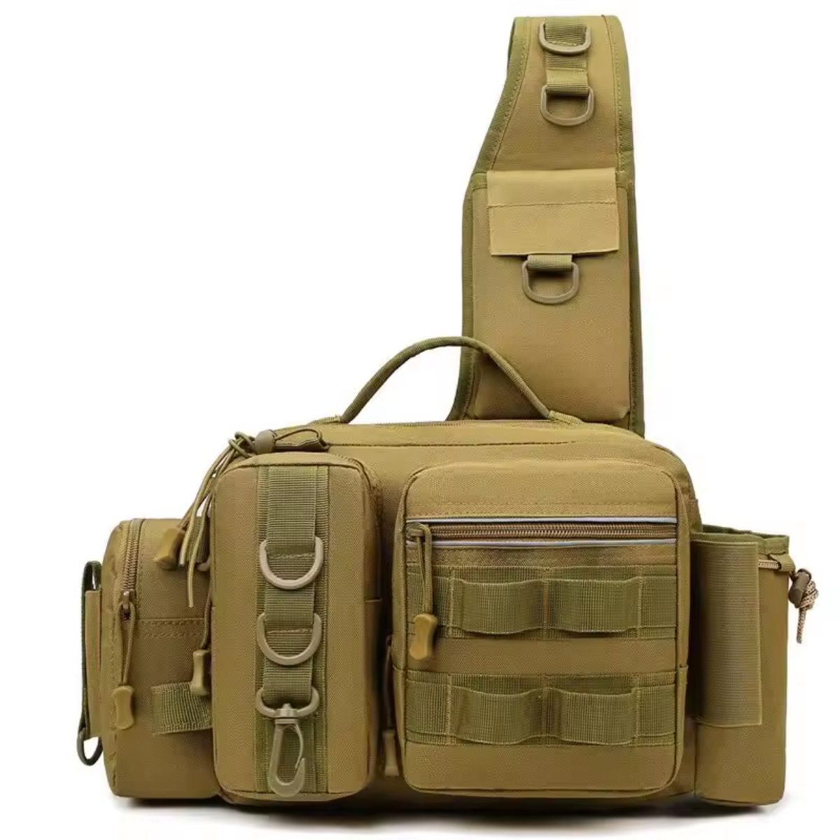 600D Versatile Fishing Gear Bag – Khaki