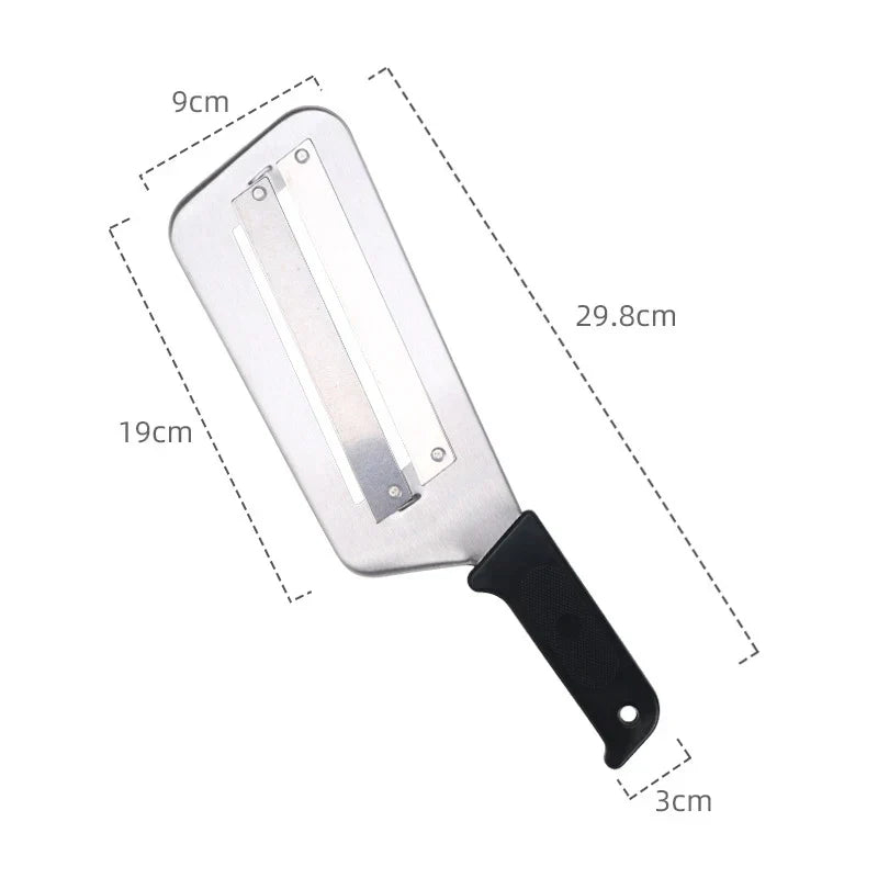 Double-Sided Vegetable Slicing Knife for Kitchen Use