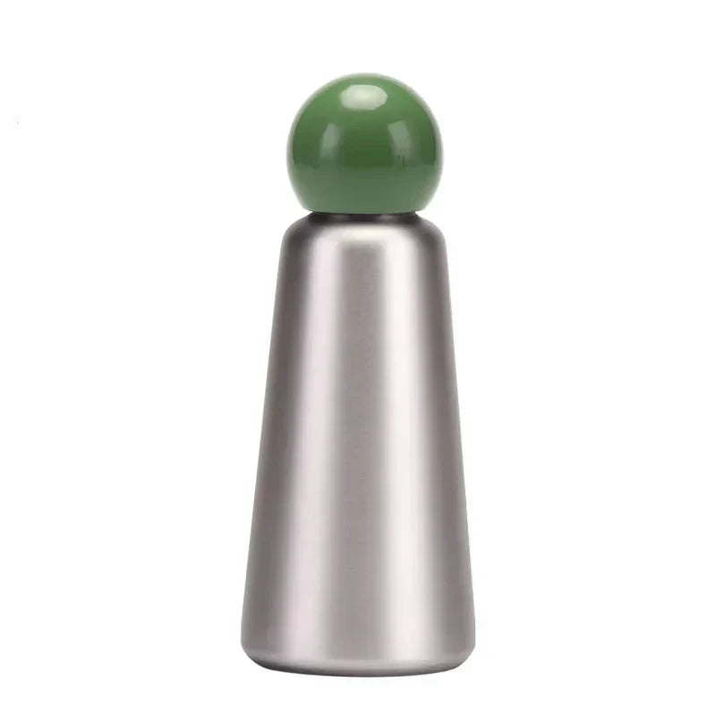 Two-Tone Stainless Steel Water Bottle – Silver B