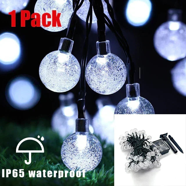 100 Waterproof LED Solar String Lights for Outdoor Use