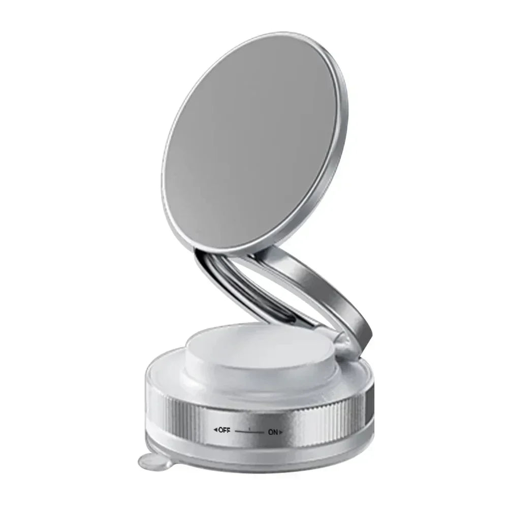 Magnetic Phone Mount for Car – 360-Degree Rotation – White