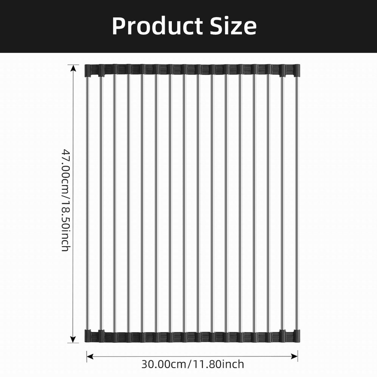 Versatile Kitchen Drying Rack for Effortless Clean-Up