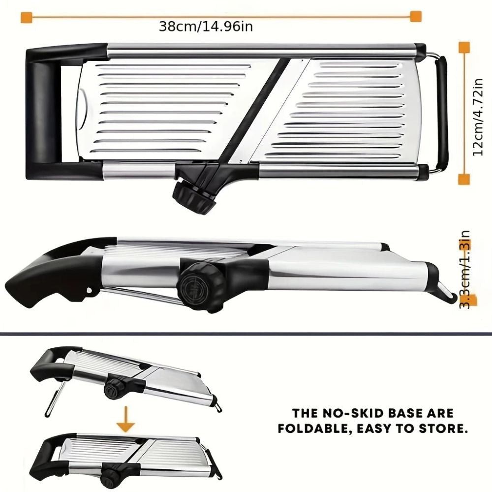 Versatile Veggie Cutter with Adjustable Thickness