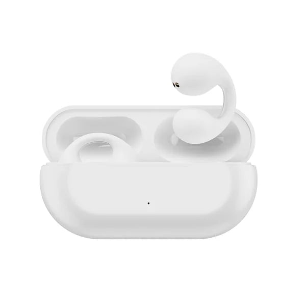 Bone Conduction Earbuds with Wireless Connectivity – White